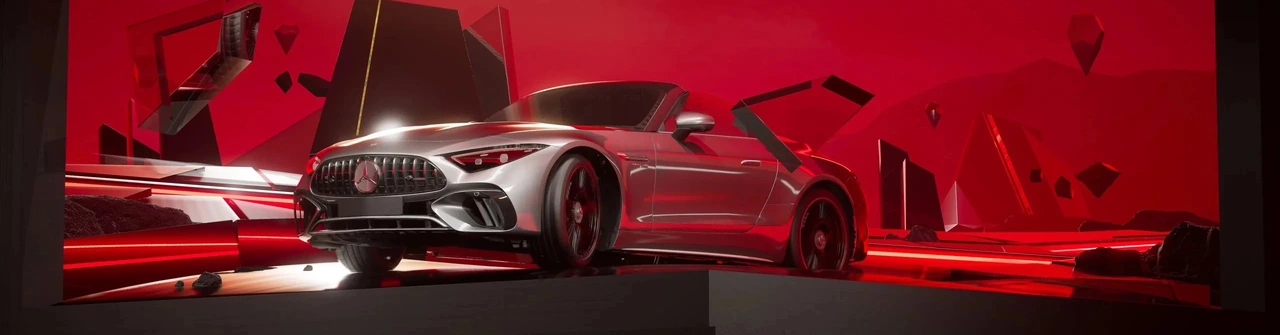 AMG Mercedes 3D Billboard preview